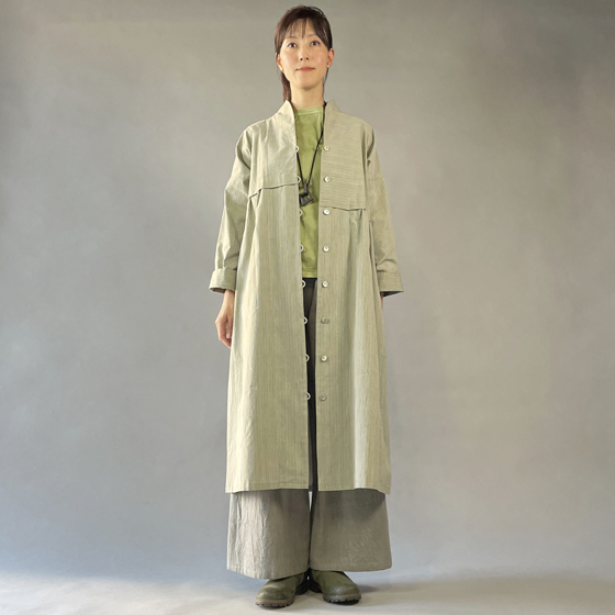 遠州綿紬/ワンピース｜工房 徳元 TOKUGEN ONLINE SHOP
