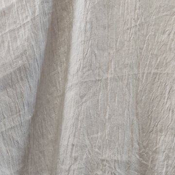 【近江の麻】麻100％　ワイドTブラウス　ちぢみ白 再入荷の画像