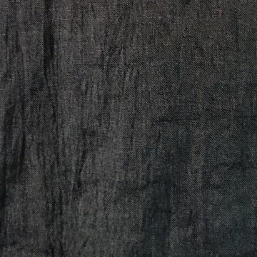 【近江ちぢみ】ノースリーブフレアワンピース　黒　麻100％の画像