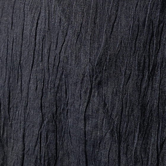 【近江の麻】 ノースリーブワンピース　濃紺（なす紺）の画像