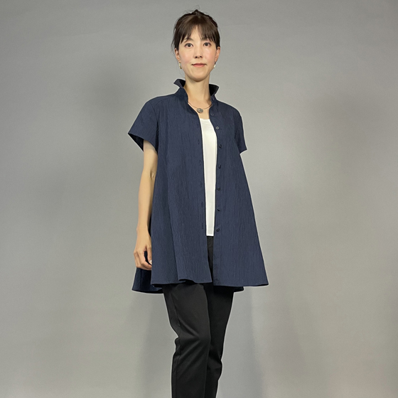 小倉縞縞 チュニックシャツ【フリーサイズ】日本製　綿100% 高級 #03 楽天市場】大きいサイズレディース トップス | 綿100％ シャツ