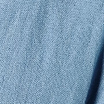 【備後絣】　ミニフードコート　（総裏地付き）うす藍色の画像
