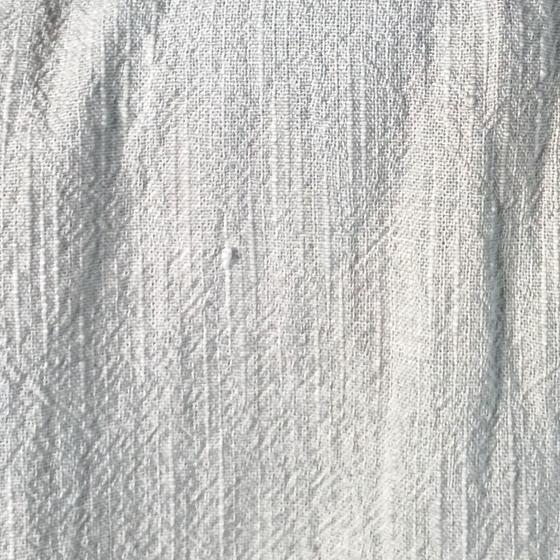 【備後絣】ワイドショートブラウス（ムササビ）　うす墨スラブの画像