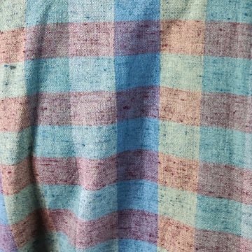 【遠州綿紬】バルーン袖ブラウス 山葡萄の画像