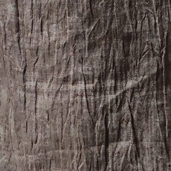 【近江ちぢみ】麻100％ワイドタックパンツ　うす茶の画像