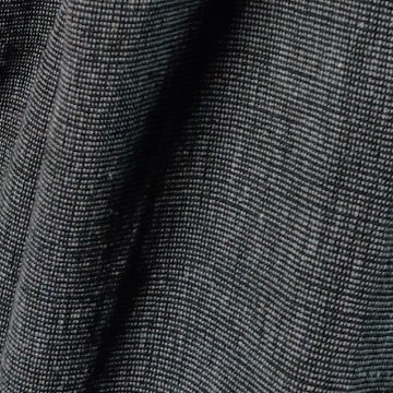 【遠州綿紬】フリースタイルショートジャケット　あらし　黒灰グレーの画像