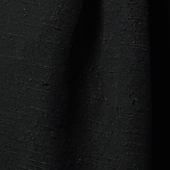 【遠州綿紬】タックワイドパンツ　あらし　黒の画像