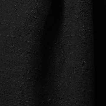 【遠州綿紬】タックワイドパンツ　あらし　黒の画像