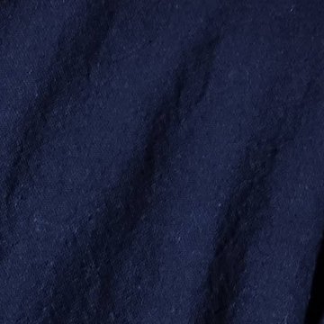 【備後絣】藍染め　スタンドカラー　ペンポケットブラウス　濃紺　無地の画像