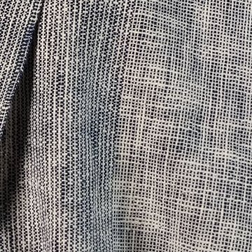 【遠州木綿】　綿ショール  みやま 紺白の画像