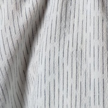 【備後絣】前開きムササビブラウス　白チリ絣　楊柳の画像