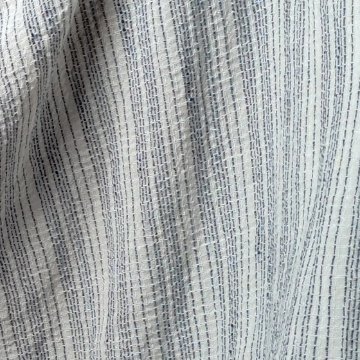 【備後絣】前開きムササビブラウス　文人絣　楊柳　白の画像