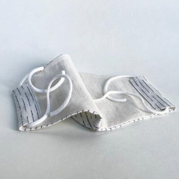 【備後絣】藍染マスク　楊柳サマーの画像