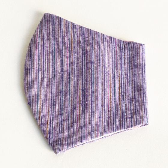 【遠州綿紬】マスク なな色パステルの画像