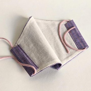 【遠州綿紬】マスク なな色パステルの画像