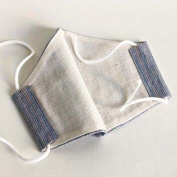 【遠州綿紬】マスク なな色パステルの画像