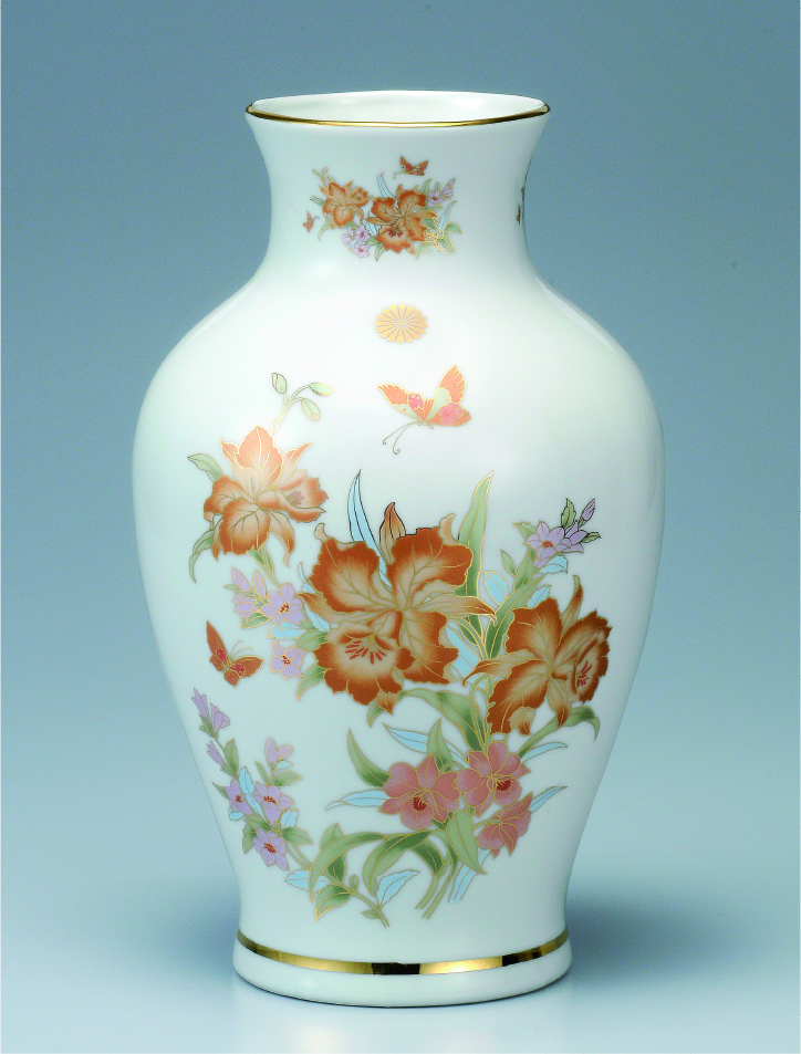 美濃焼花瓶（菊紋入り）｜東京叙勲-叙勲・褒章の菊紋入り記念品販売