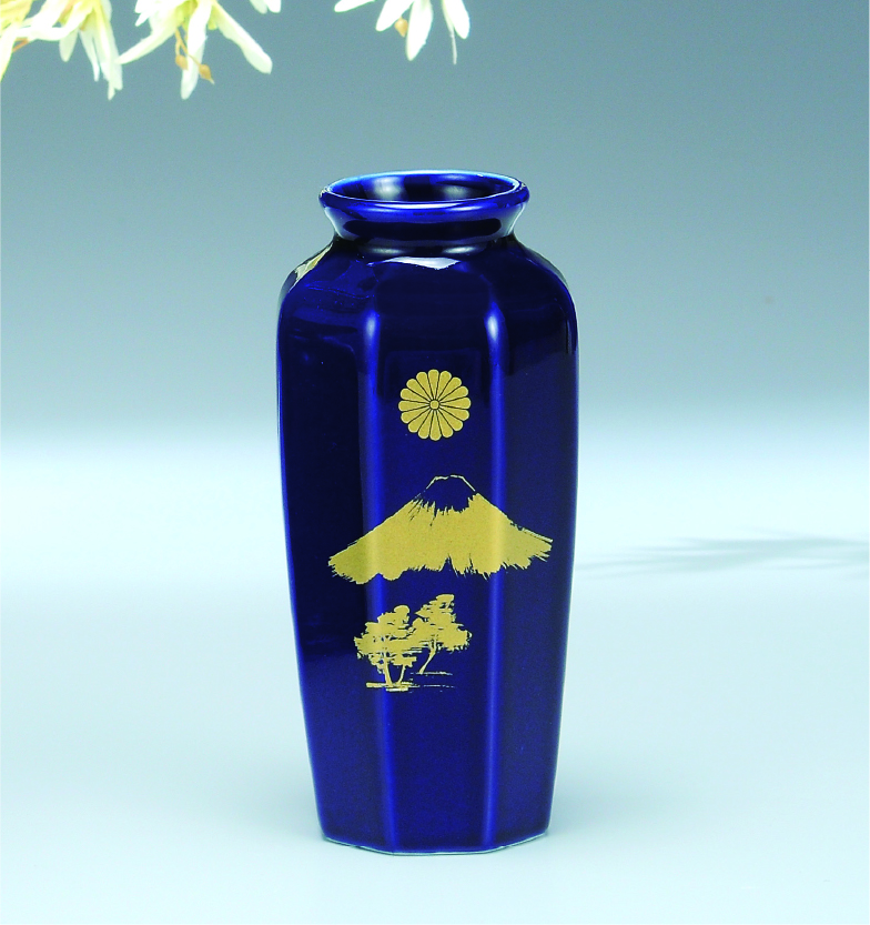 美濃焼花瓶（菊紋入り）｜東京叙勲-叙勲・褒章の菊紋入り記念品販売