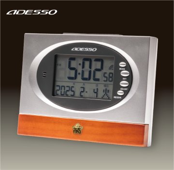 アデッソ電波時計(消防マーク入り)の画像
