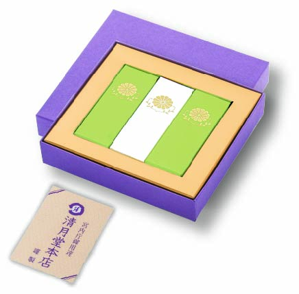 清月堂本店 姫羊羹　法要・法事用　(菊紋入り)の画像