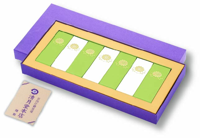 清月堂本店 姫羊羹　法要・法事用　(菊紋入り)の画像