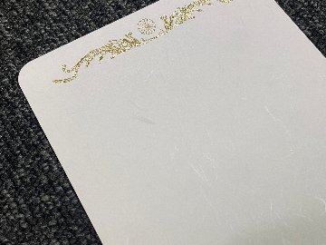 挨拶状　単カード　（菊紋シール・封筒セット）印刷なしの画像