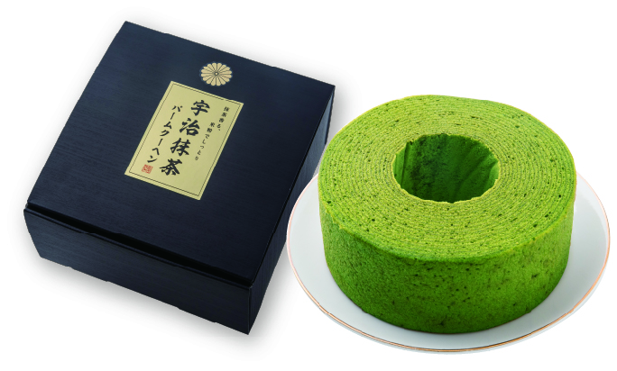 鈴木園 厳選 宇治抹茶バームクーヘン（菊紋入り）の画像