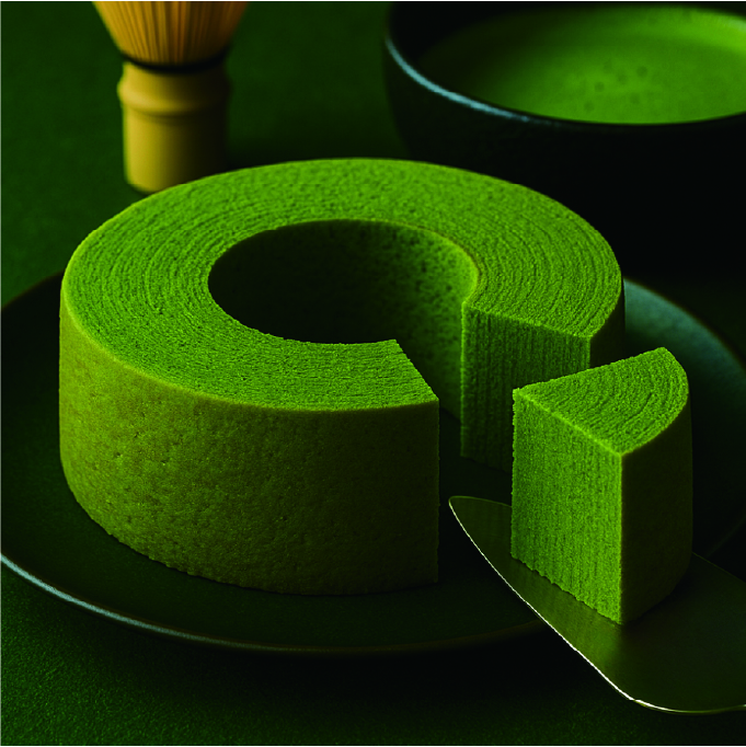 鈴木園 厳選 宇治抹茶バームクーヘン（菊紋入り）の画像