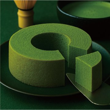 鈴木園 厳選 宇治抹茶バームクーヘン（菊紋入り）の画像