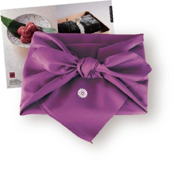 風呂敷　紫　（菊紋入り）の画像