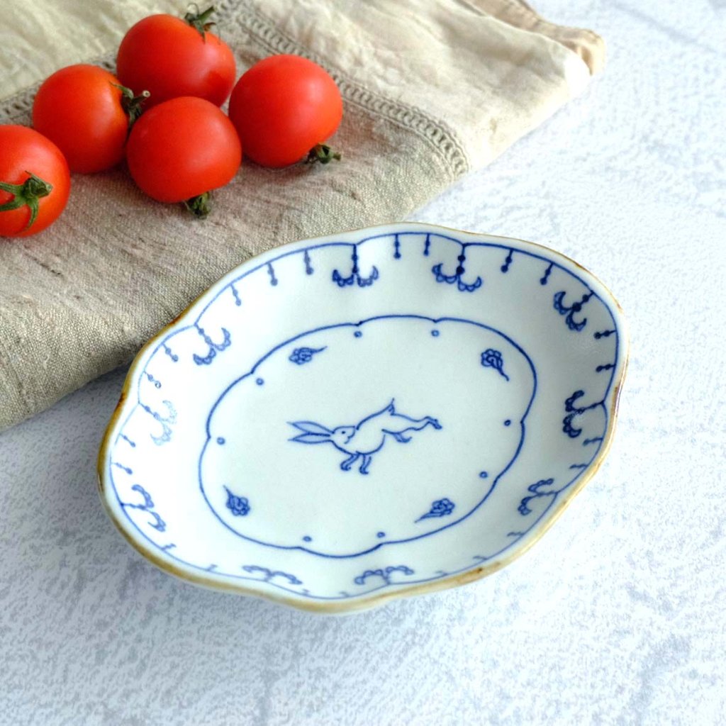 ★本日限定★  小山弘治作　36cm大皿　絵皿　飾り皿　陶芸作品 八寸髑髏絵皿 - 横尾忠則オンラインショップ