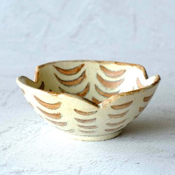 カゴ柄茶鉢の画像