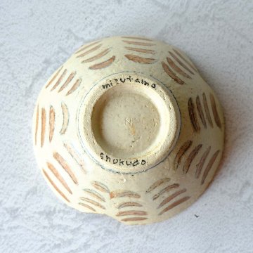 カゴ柄茶鉢の画像