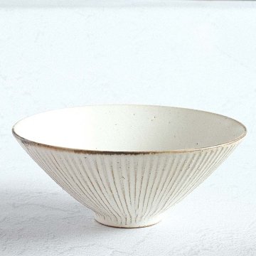 泥白しのぎめん鉢の画像