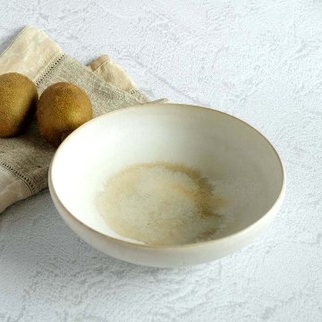 白・暮色丸小鉢｜陶器｜鈴木宏美｜益子焼｜和食器通販｜うちる