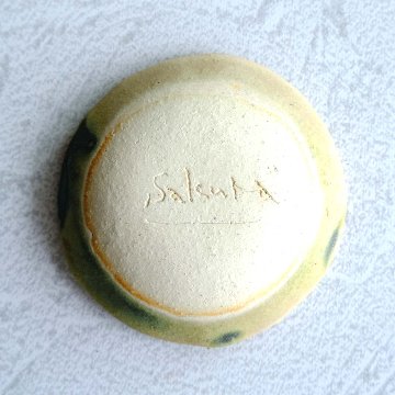 blue豆皿の画像