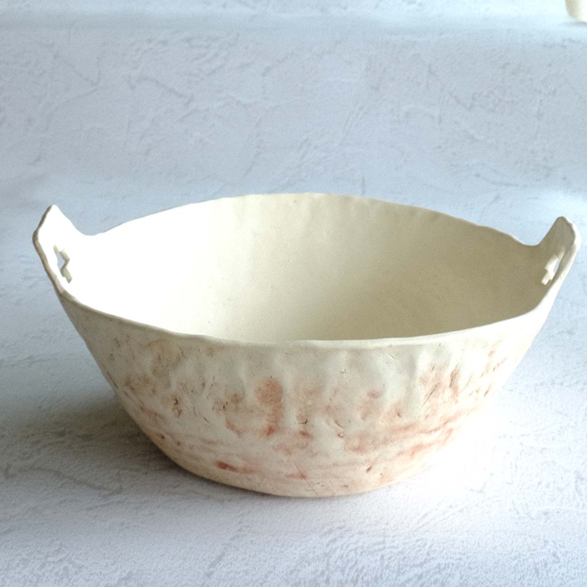 Ａrt Lover　希少　手びねり　大皿　陶器 楽天市場】波佐見焼 翔芳窯 藍の器 変形大鉢 22cm 大皿 盛り皿
