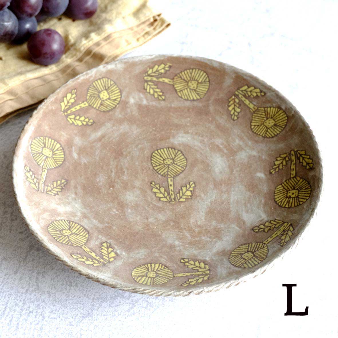 タンポポの皿の画像