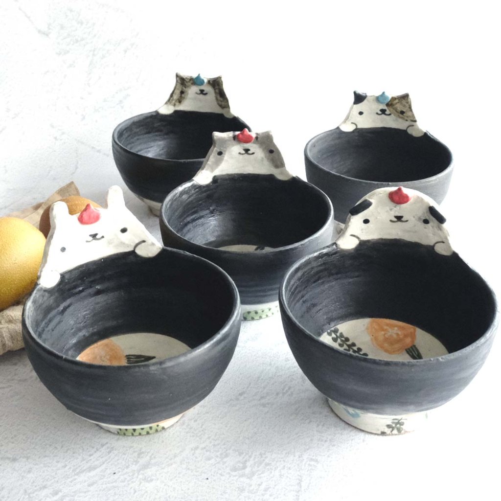 立体飯碗の画像