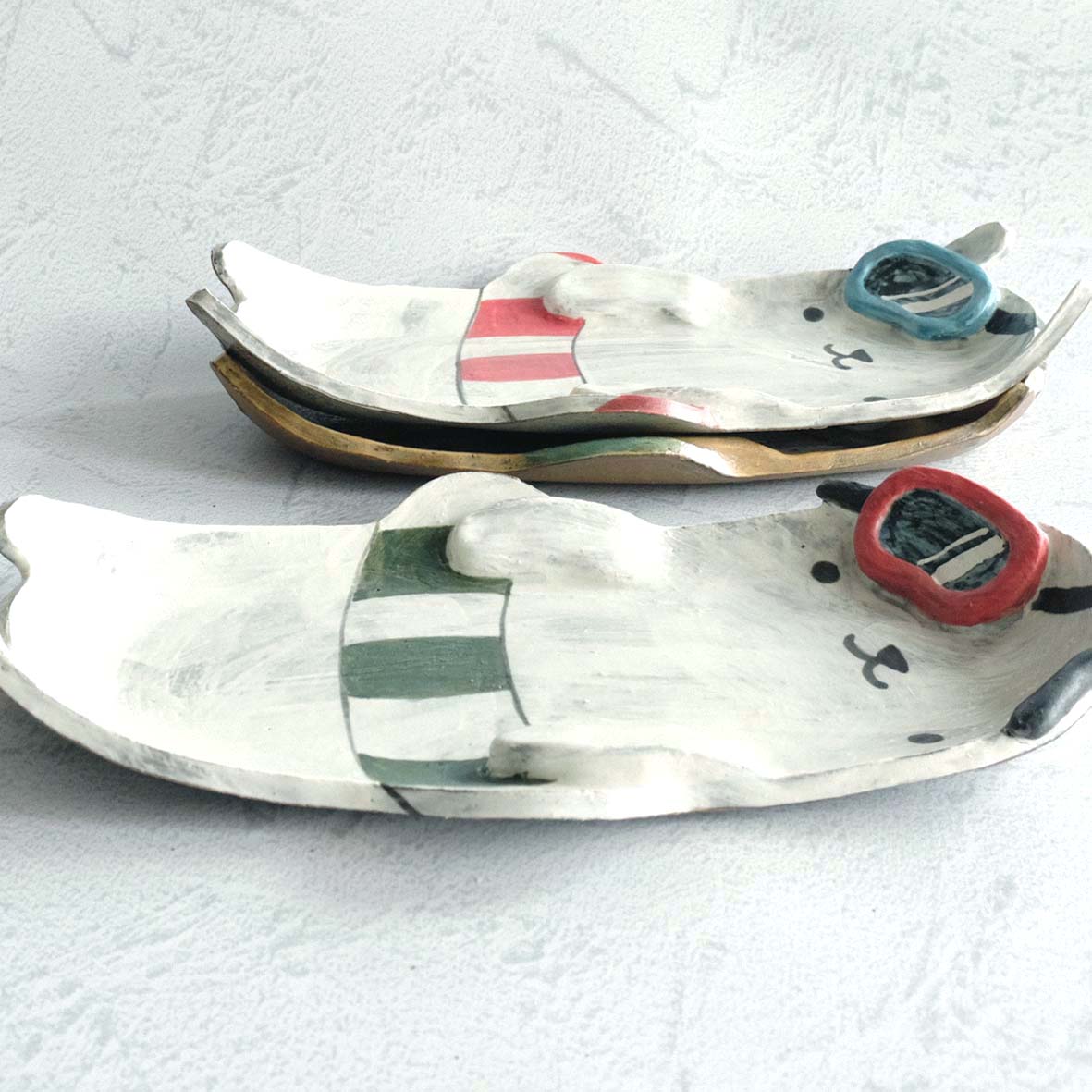 動物長皿の画像