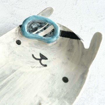 動物長皿の画像