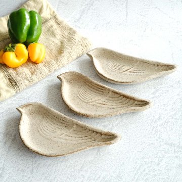 鳥モチーフ小皿の画像
