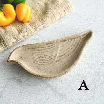 鳥モチーフ小皿の画像