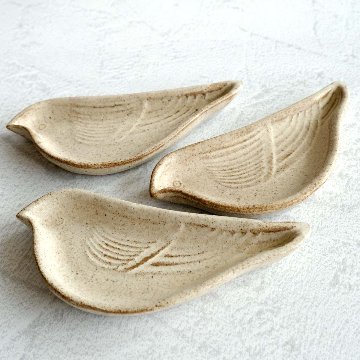 鳥モチーフ小皿の画像