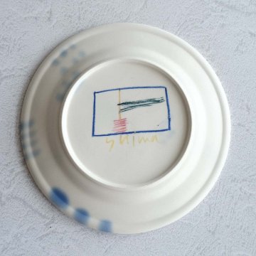 ８寸丸絵皿の画像