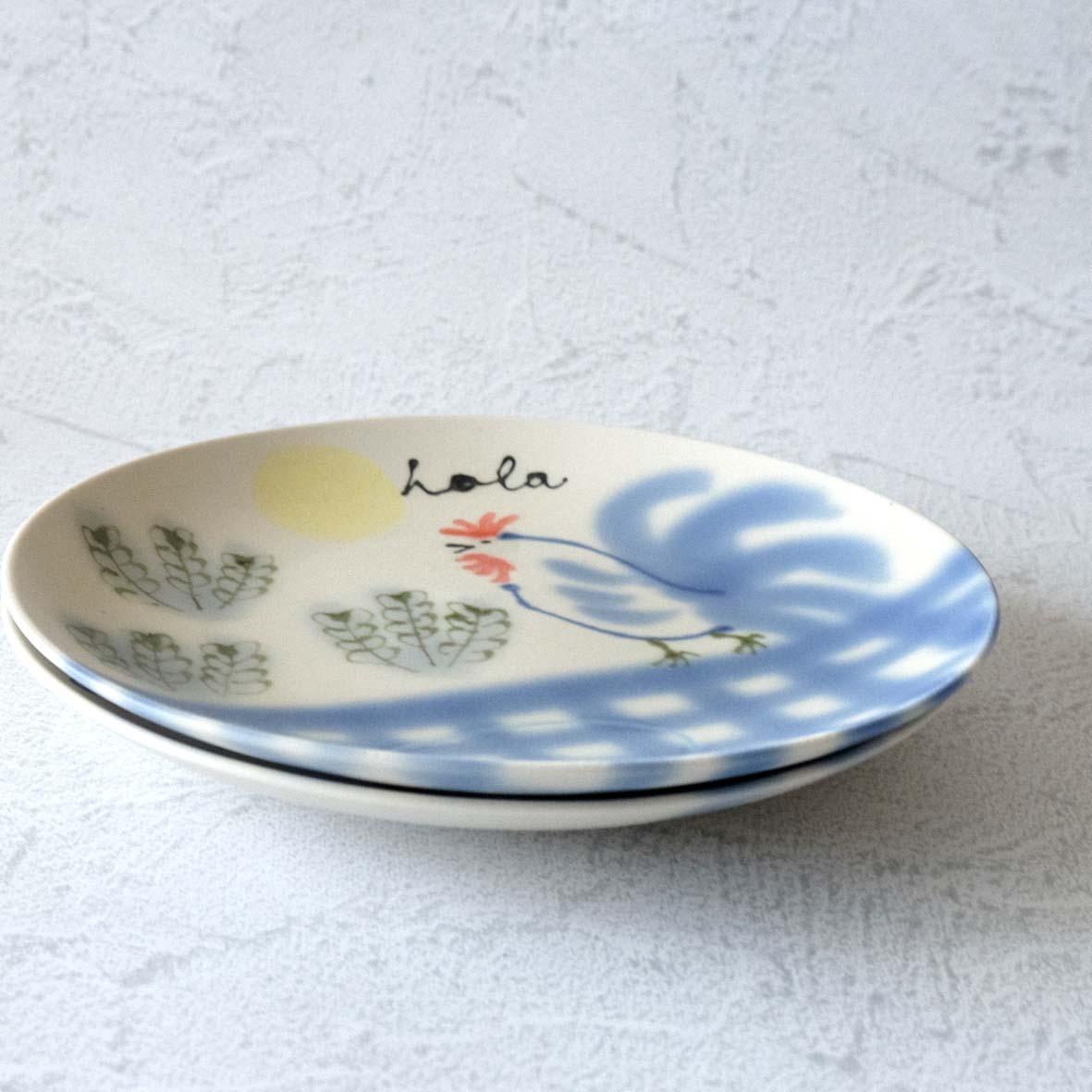 ６寸丸絵皿の画像