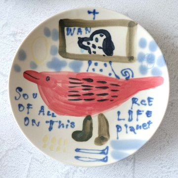 ６寸丸絵皿の画像