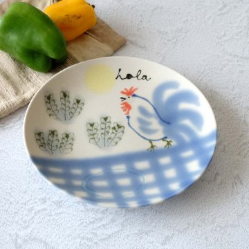 ６寸丸絵皿の画像