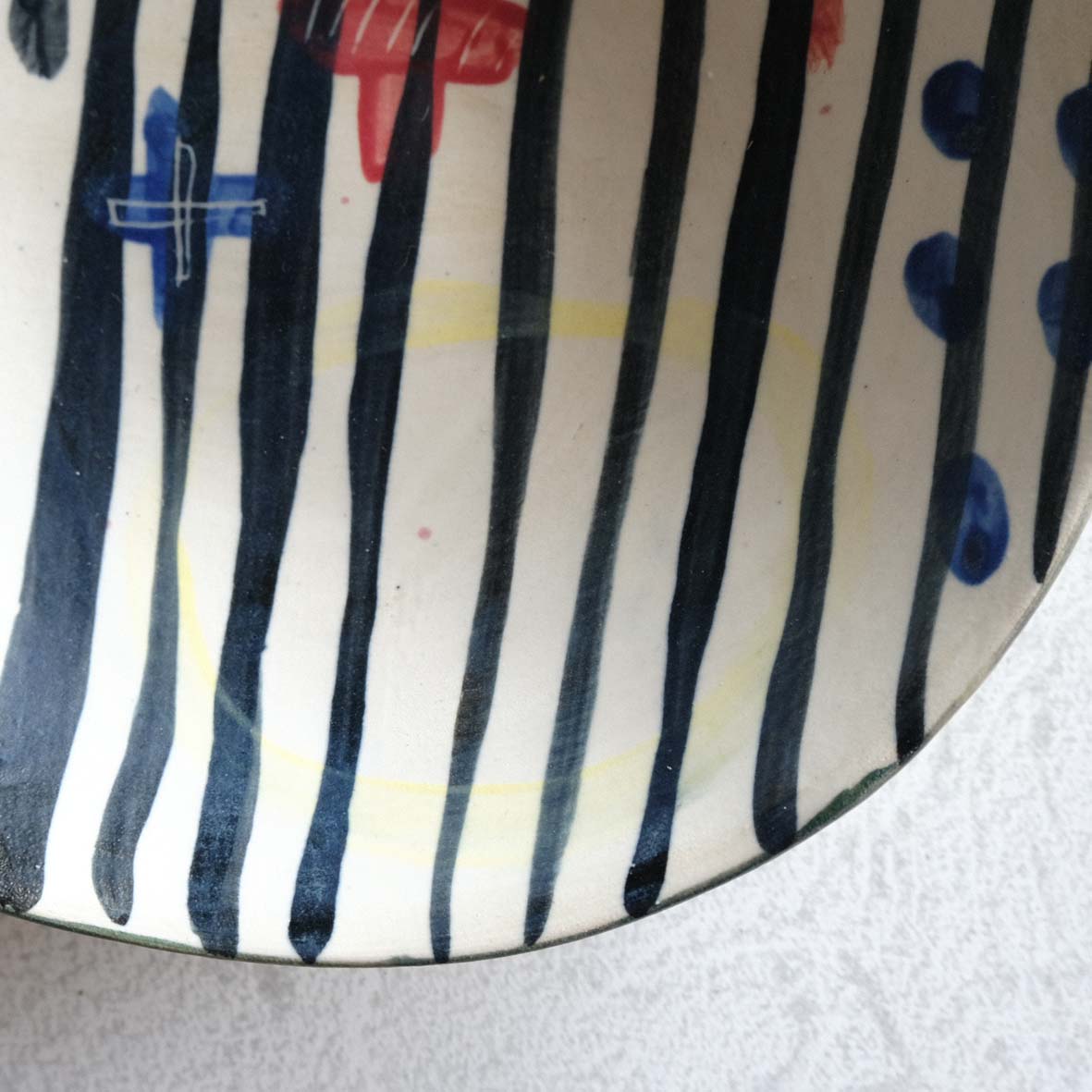 ６寸丸深絵皿の画像