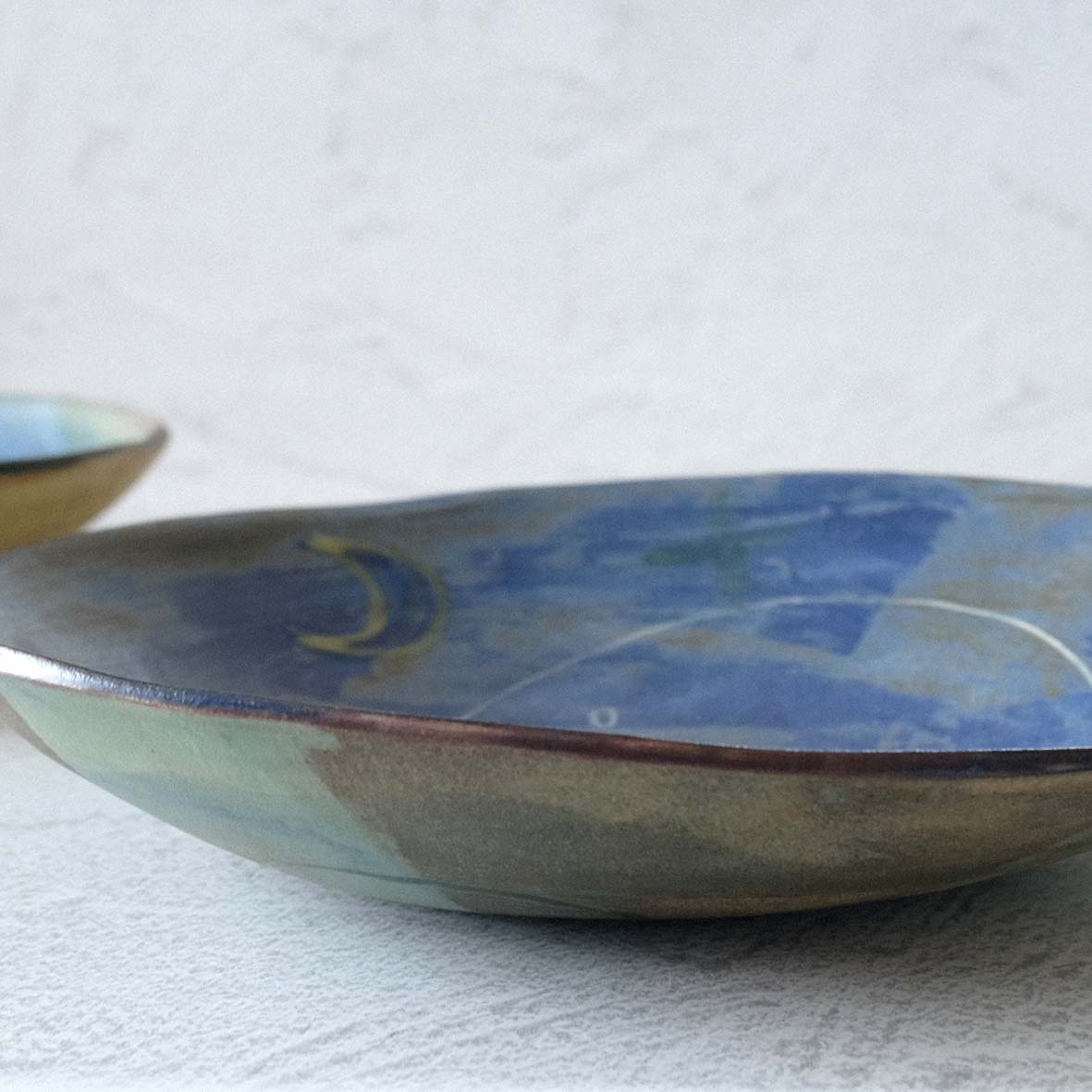 5寸丸深絵皿の画像